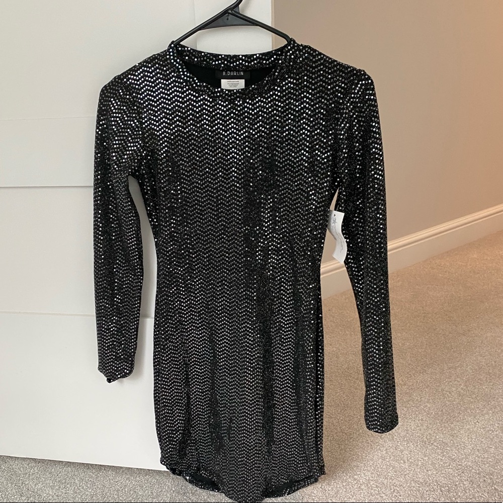 NWT B. Darlin Junior bodycon dress XS
